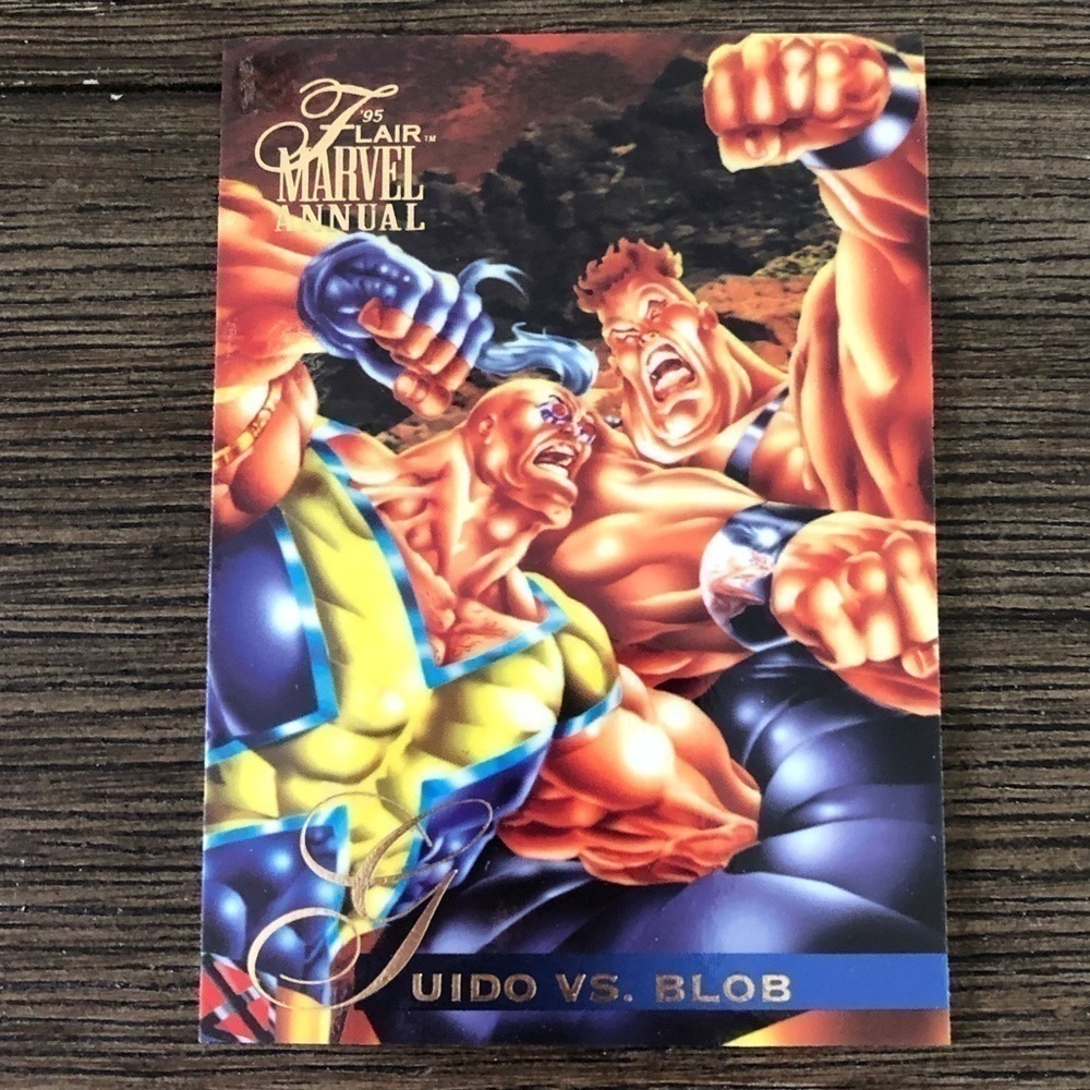 1995 Flair Marvel Annual Trading Card: Guido vs. Blob #30